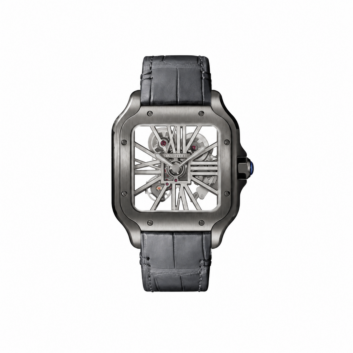 Cartier Santos de Cartier Skeleton WSSA0039 front view